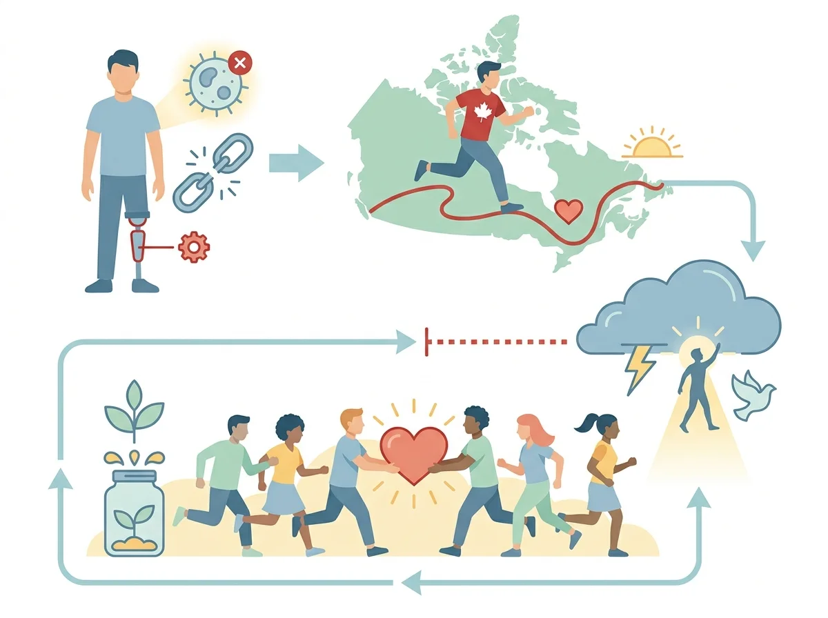 Terry Fox and Rick Hansen