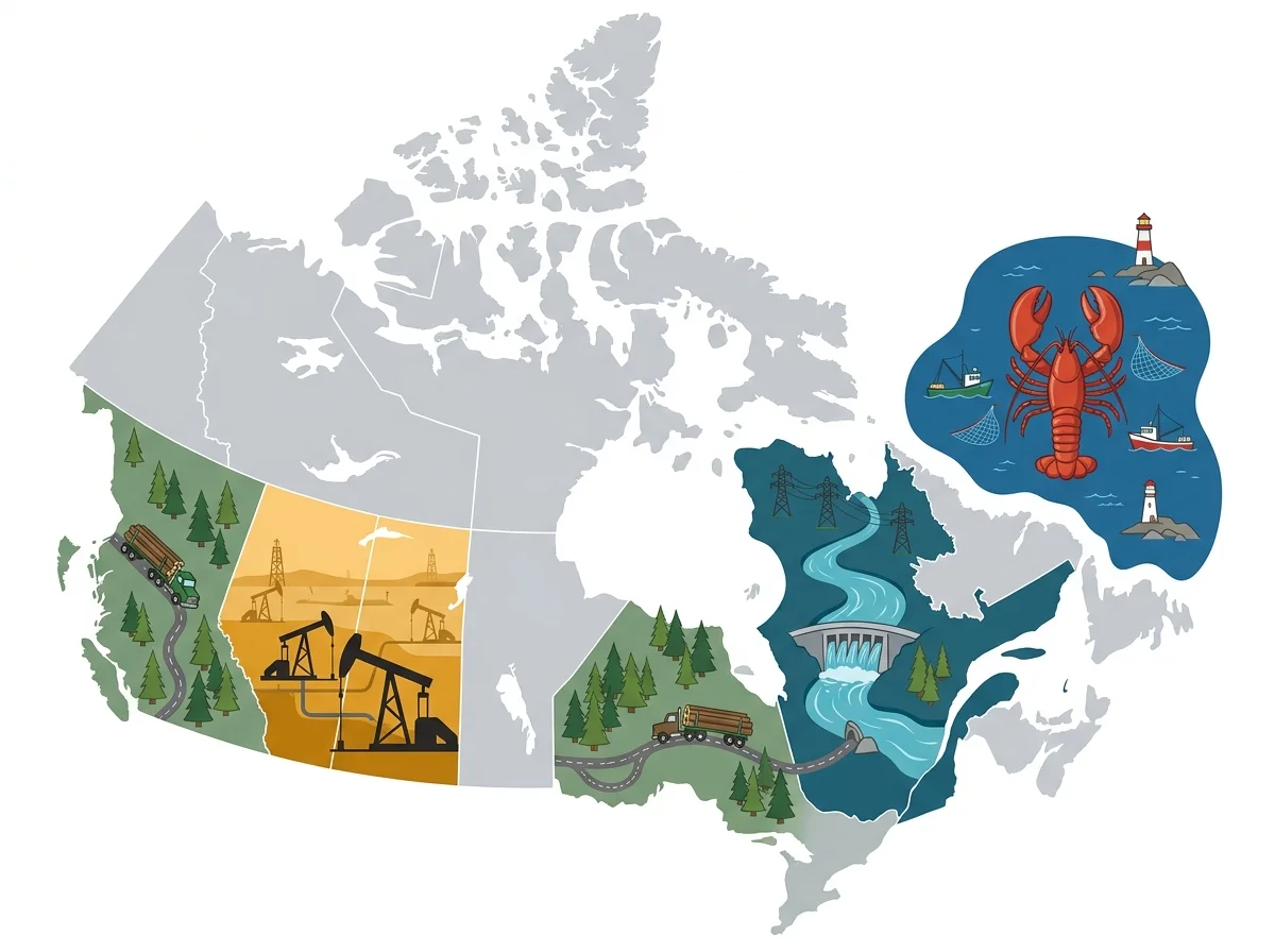 Resource Industries Region by Region
