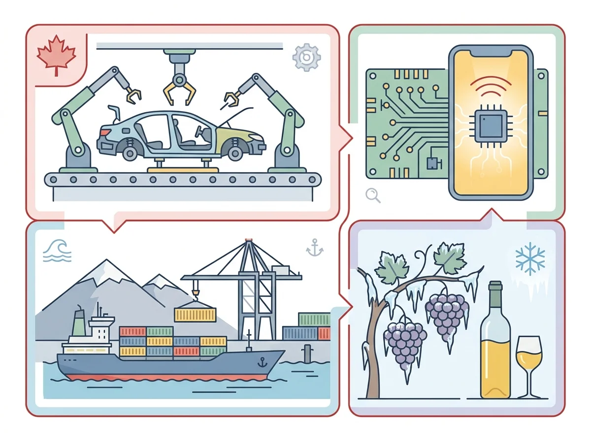 Factories, Ports and Specialised Farming